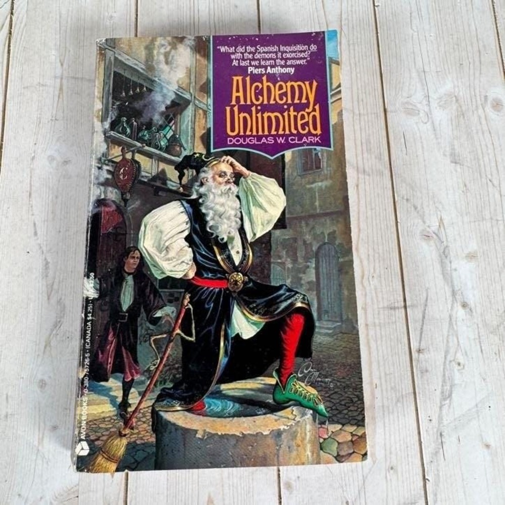 Alchemy Unlimited Douglas W Clark 1990 First Printing Fantasy Avon Books